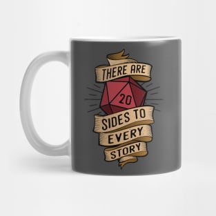 20 sides to every story Mug